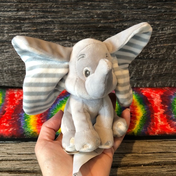 Disney Dumbo duo Pair of plush stuffed toys Tsum Tsum baby toy Nursery decor 🩶 - Picture 11 of 12